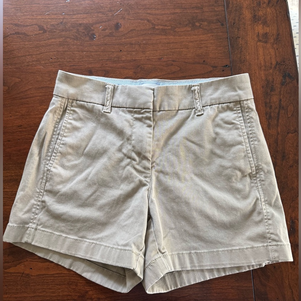 J. Crew Chino Shorts in tan